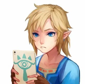 Basically link carries around a tablet by lissasart Legend o