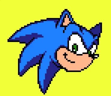 Sonic the Hedgehog Pixel Art Maker