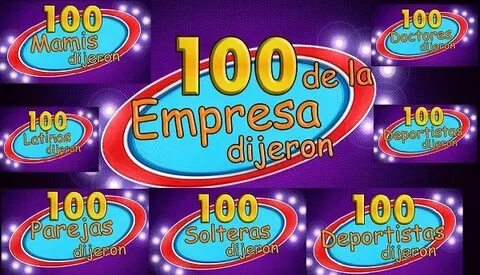 100 Mexicanos Dijeron / Concurso de Television / Dinamica de