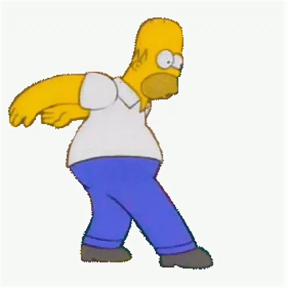 Homer Simpson Homer Dance Sticker - Homer Simpson Homer Danc