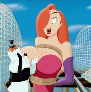 Suckling Jessica Rabbit’s big tits - EroticEnglishLady