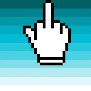 Pixilart - Pixel Middle Finger by human-insect