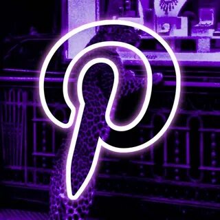 Purple Pinterest icon in 2021 Iphone photo app, Dark wallpap
