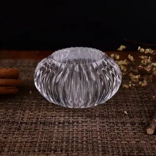 Crystal Round Votive Glass Candle Holder,wholesale glass can