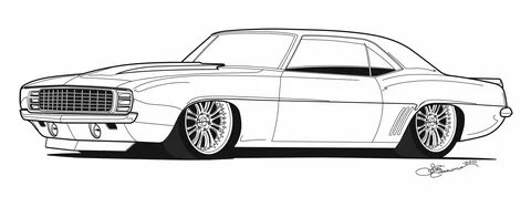 Classic Camaro Coloring Pages - ninfieldce