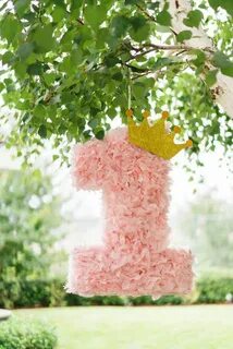 Once Upon A Time 1st Birthday Party idea. Princes Crown Pina
