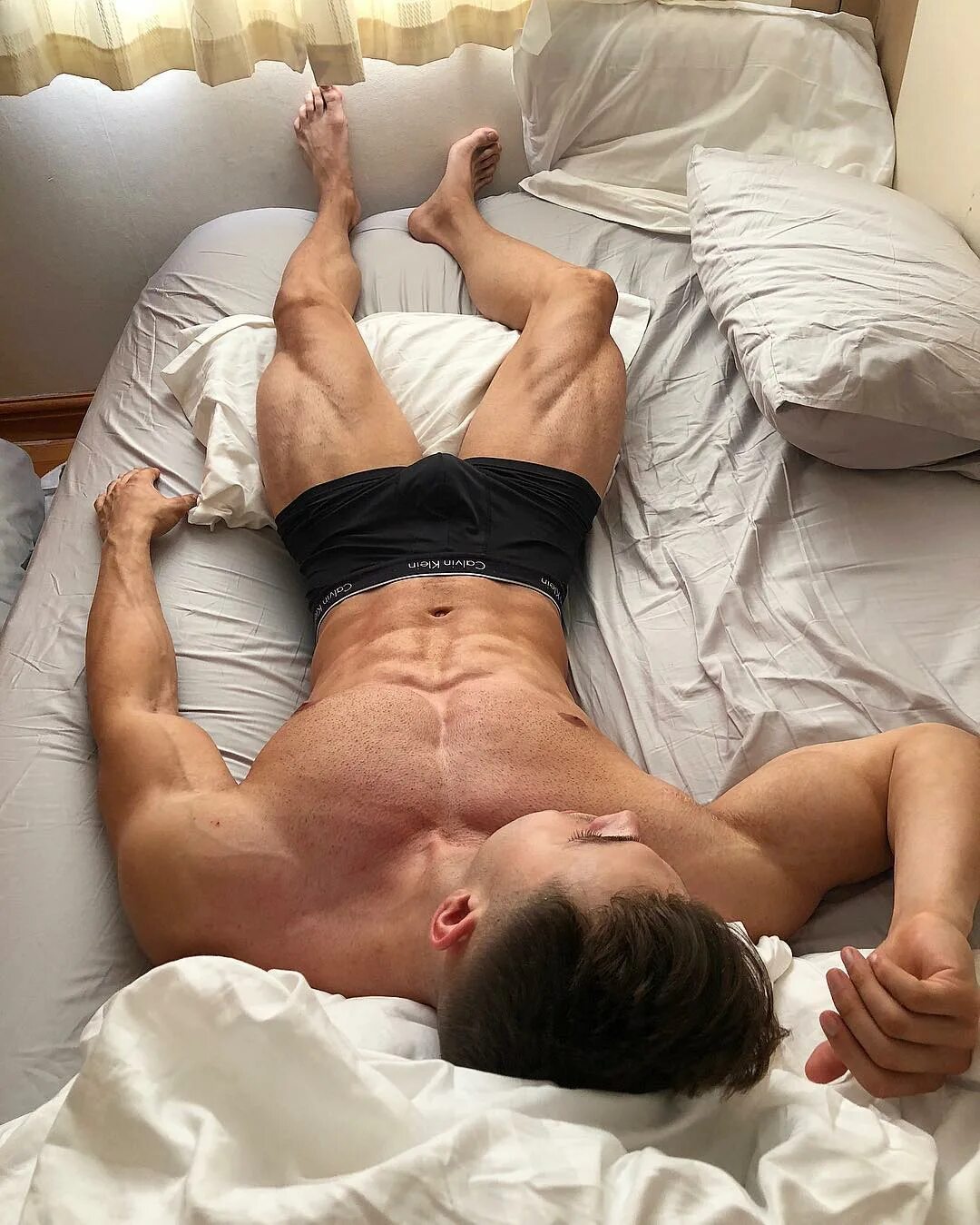 Brandon Harding’s Instagram post: "Current sleeping situation