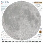 Moon Map Poster - Astronomy Now Shop