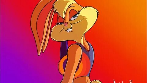 Drawing Sexy Lola Bunny Pin Up Space Jam 2 - YouTube