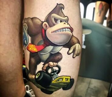 Donkey Kong tattoo by Kegan Hawkins Post 28668 Hyper realist