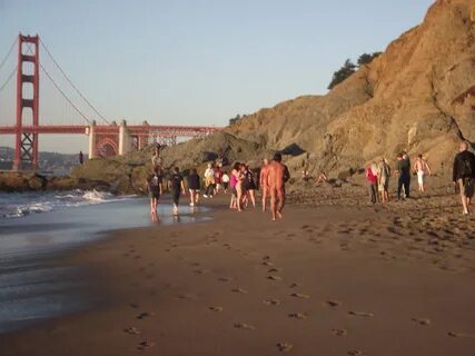nudists on Baker Beach oh.. and the bridge.. but who sees . 