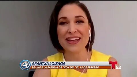 Arantxa Loizaga se une al equipo de "Hoy Día" Acceso Total T