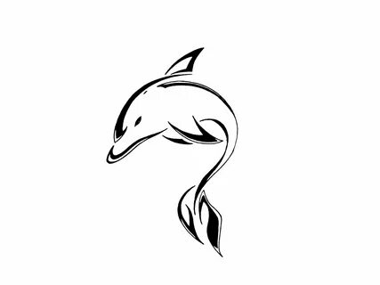 Dolphin Tattoo Drawings at PaintingValley.com Explore collec