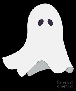 Funny Ghost Scary Creepy Spooky Halloween Digital Art by Tee