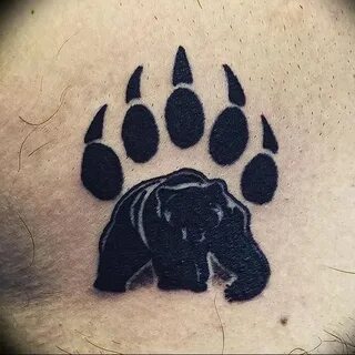 фото тату медвежья лапа от 30.09.2017 № 031 - bear paw tatto