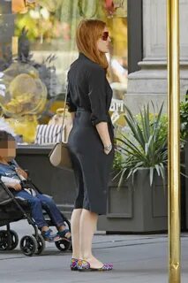 Jessica Chastain and Gian Luca Passi de Preposulo out in New