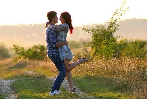 Free Images : walking, girl, meadow, boy, love, kiss, couple