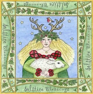Pin by Lesley Newey on Yule Yuletide, Square greeting card, 