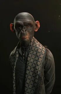 Rendering a Humanzee Character in Toolbag Zbrush, Creature d