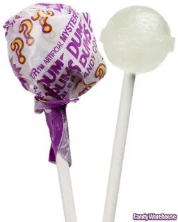 Mystery Flavor Dum Dum Pops Petite ball lollipops featurin. 
