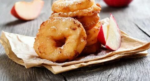 SweeTango Apple Fritters with Caramel Sauce by Chef Collins
