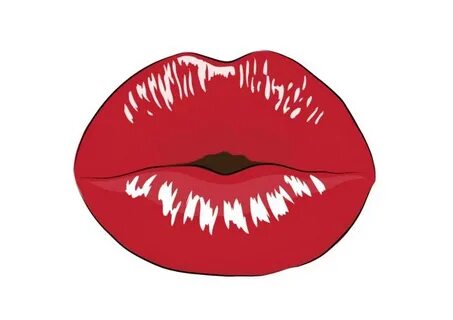 Free Images - mouth makeup kiss red