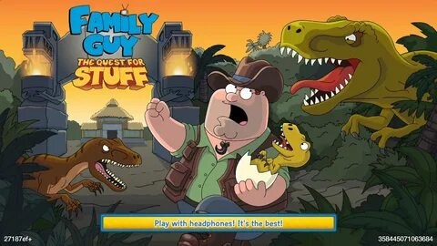 Family Guy, The Quest For Stuff, Dinosaur Update. 