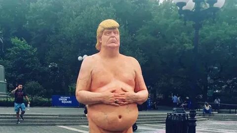 Naked Trump In The Cities Of America