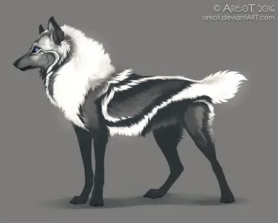 Panda redezign? by areot Mythical creatures art, Canine art,