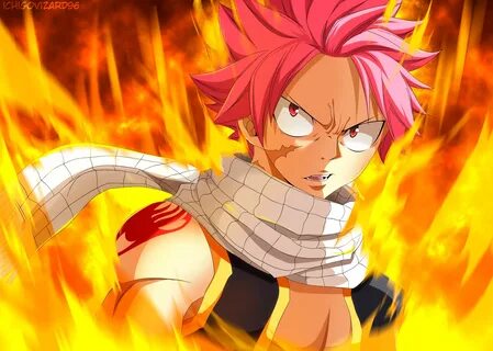 Download wallpaper anime, art, Fairy Tail, Natsu, Fairy tail