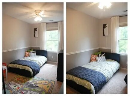 Top wall color - Filtered Shade in satin by Valspar, Bottom 