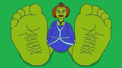 Fiona's Ogre Feet Tease by JohnHall -- Fur Affinity dot net