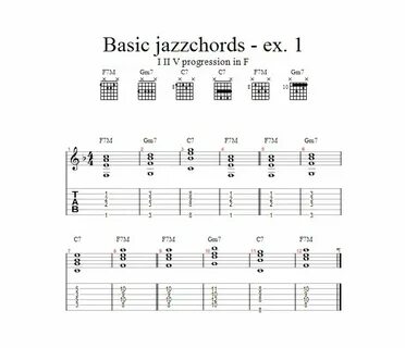 Guitar Lessons: Basic Jazz Chords - Ex. 1