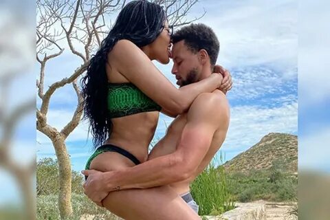 Ayesha Curry straddles husband Steph Curry in sexy vacation 