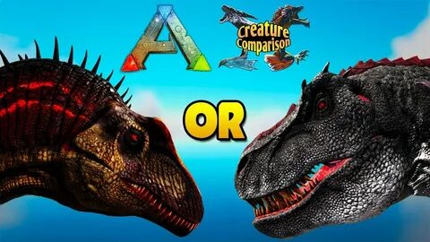 Acrocanthosaurus vs T-Rex! Which is BETTER? - Ark: Survival 