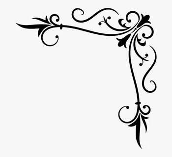 Clip Art Corner Filigree Clipart - Scrolls Clip Art, HD Png 