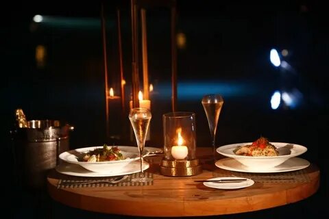 A romantic candlelight dinner with your partner on Valentine