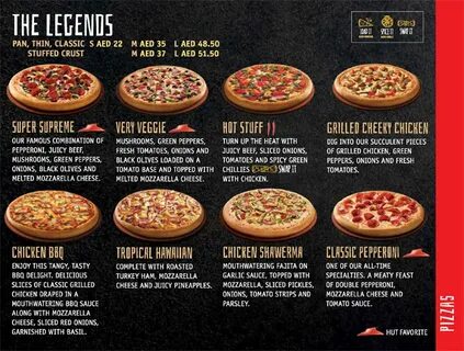 Pizza Hut Price List : Pizza Hut Menu Pizza Hut India Menu C