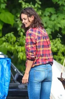 Katie Holmes on the set of 'All We Had' in NY GotCeleb