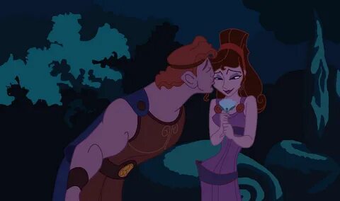 Hercules and Meg - Flower kiss by ComplainingBastard on Devi
