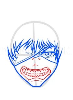 How to Draw Kaneki Ken From Tokyo Ghoul, Coloring Page, Trac