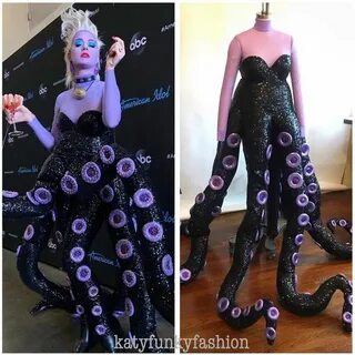 Katy Perry trägt ein individuelles Ursula-Kostüm von Johnny 