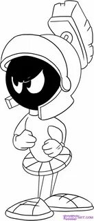 how to draw marvin the martian step 5 Marvin the martian, Ca