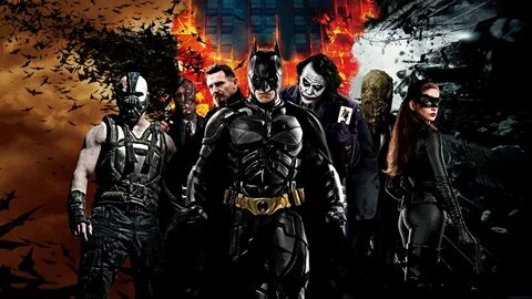 batman, Movies, The, Joker, Catwoman, Two face, Bane, Batman