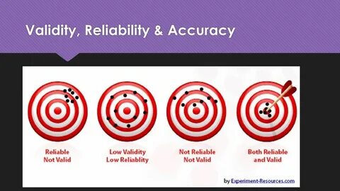 Validity, Reliability & Accuracy - ppt video online download