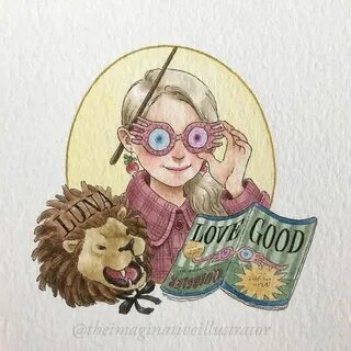 ✨ Luna Lovegood ✨ #harrypotter #31daysofharrypotter #art #fa