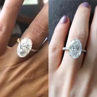 Finally a good close up of Hailey Baldwin’s engagement ring 