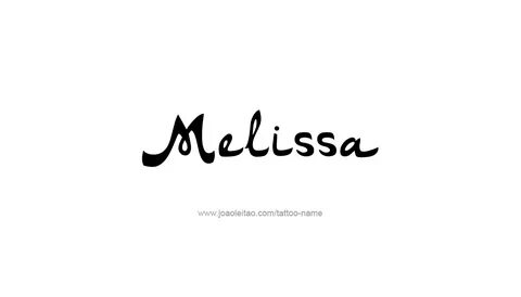 Dissenys de tatuatges de Melissa Name