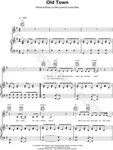 The Corrs "Old Town" Sheet Music in G Major (transposable) -