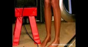 Watch slutty pantyhose encased bitch riding sybian - Sybian,